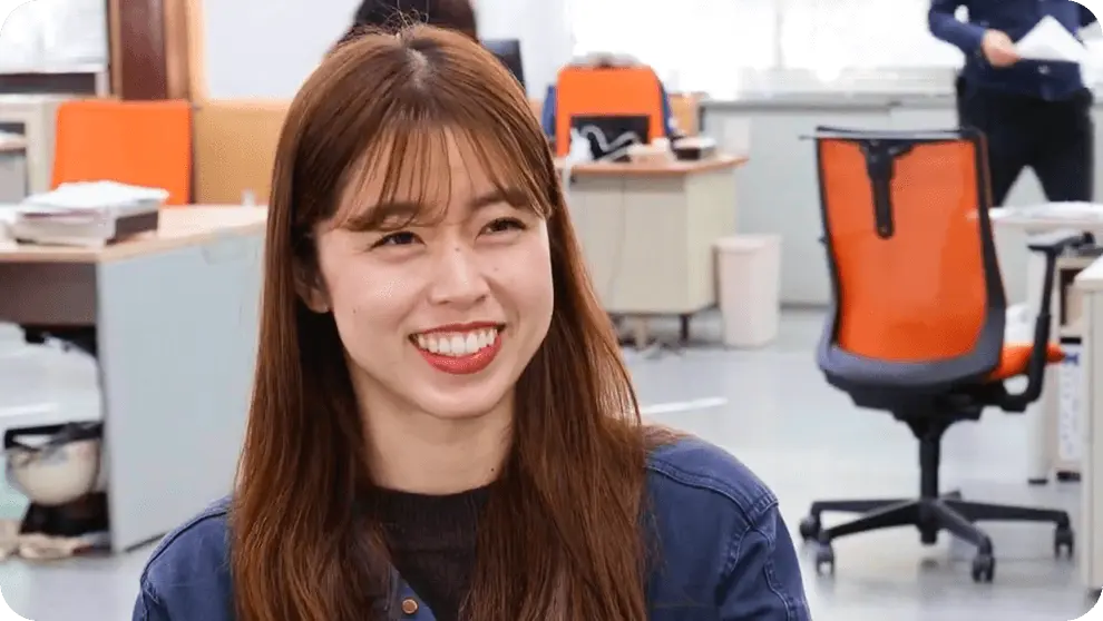 営業部5年目／外国語学科出身